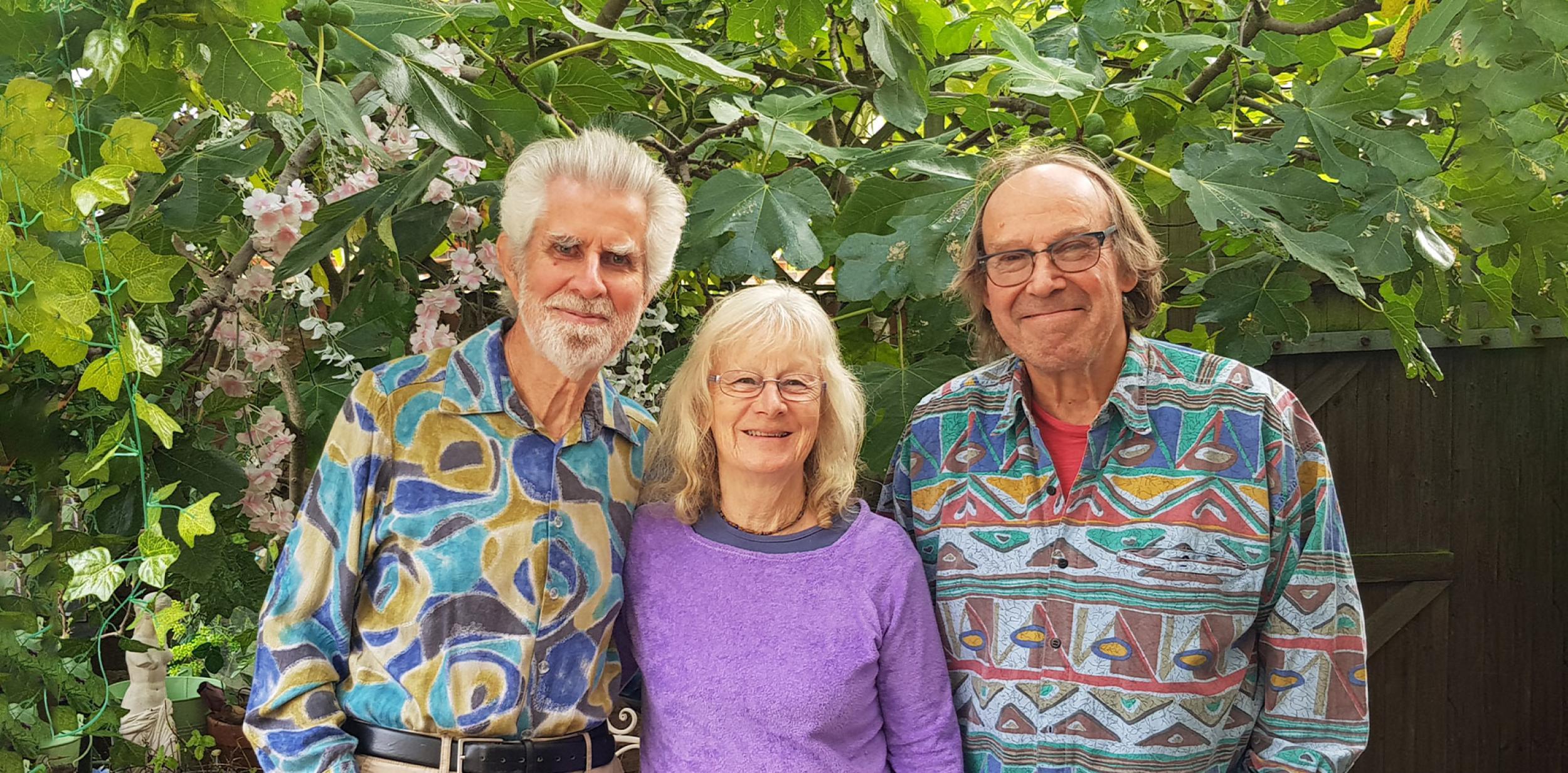 Dave Kelly, Bob Hall and Hilary Blythe