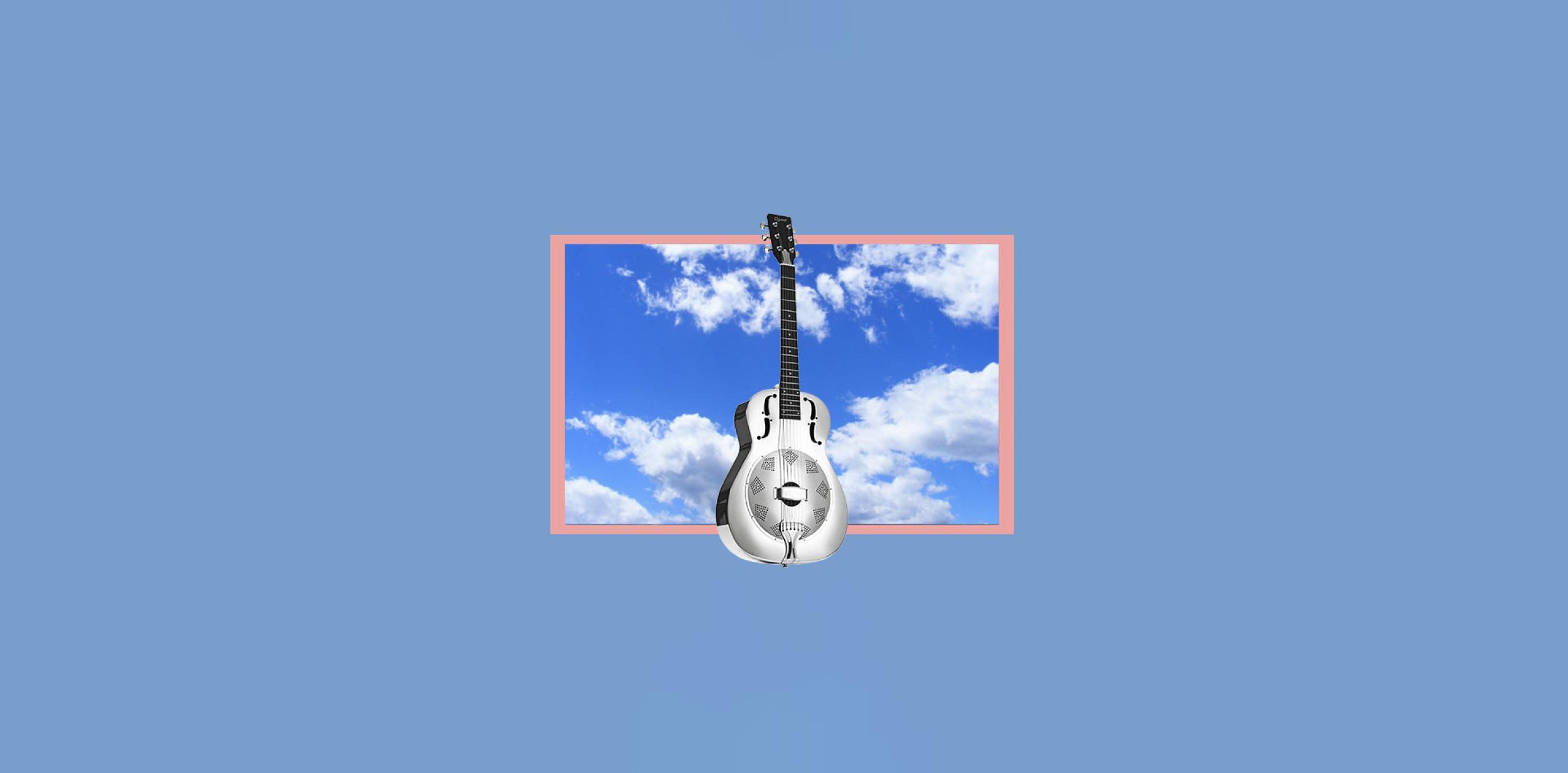 A guitar in the sky