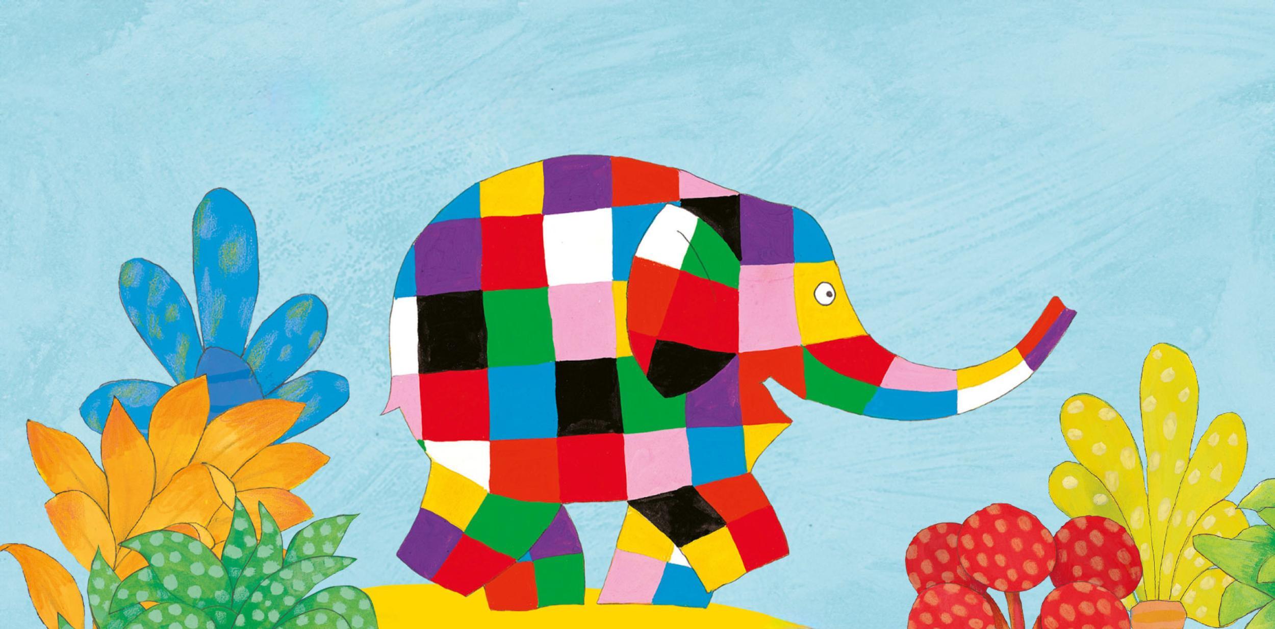 Elmer the patchwork elephant