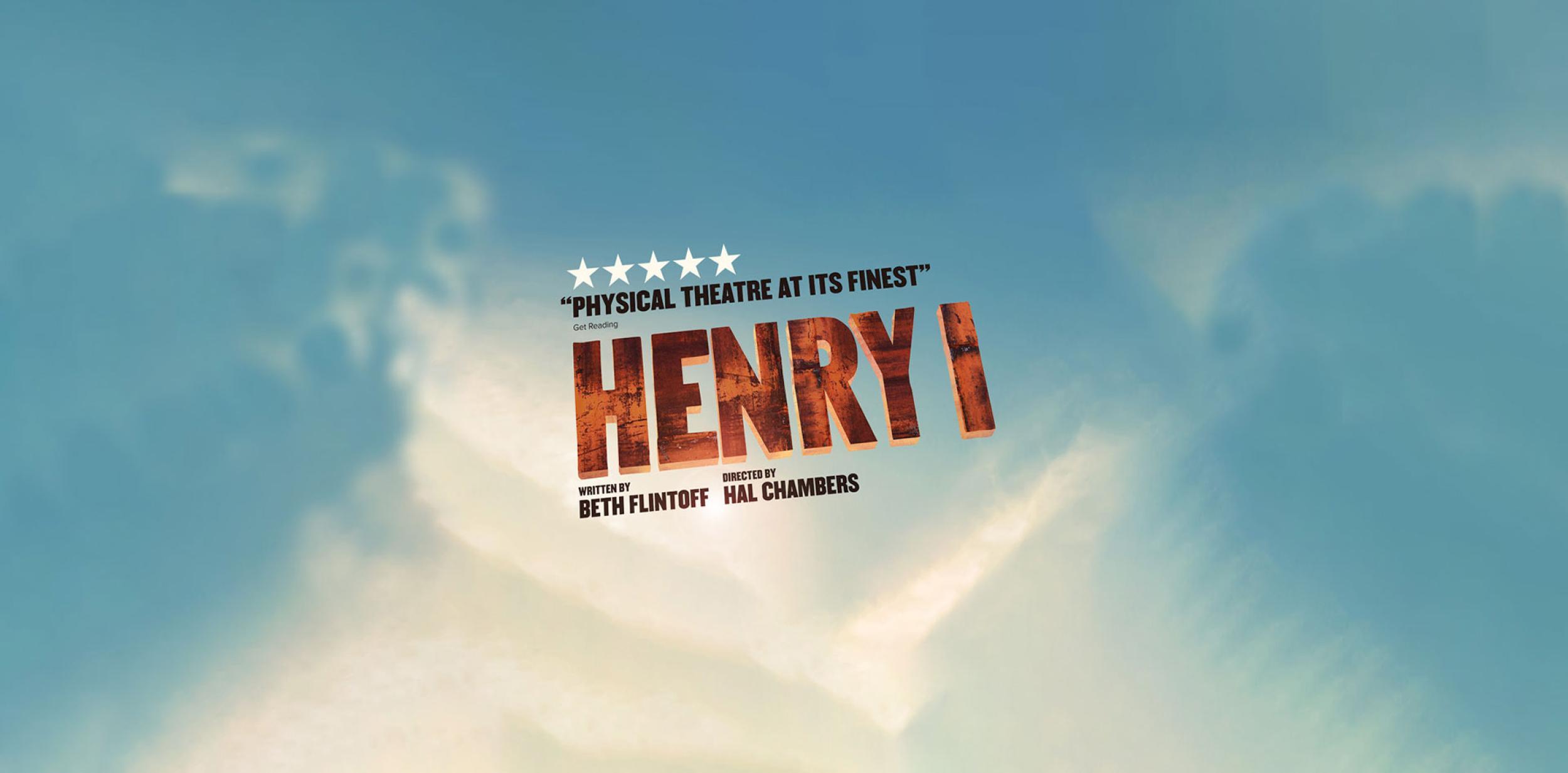 Title of Henry I in a blue sky with wispy clouds