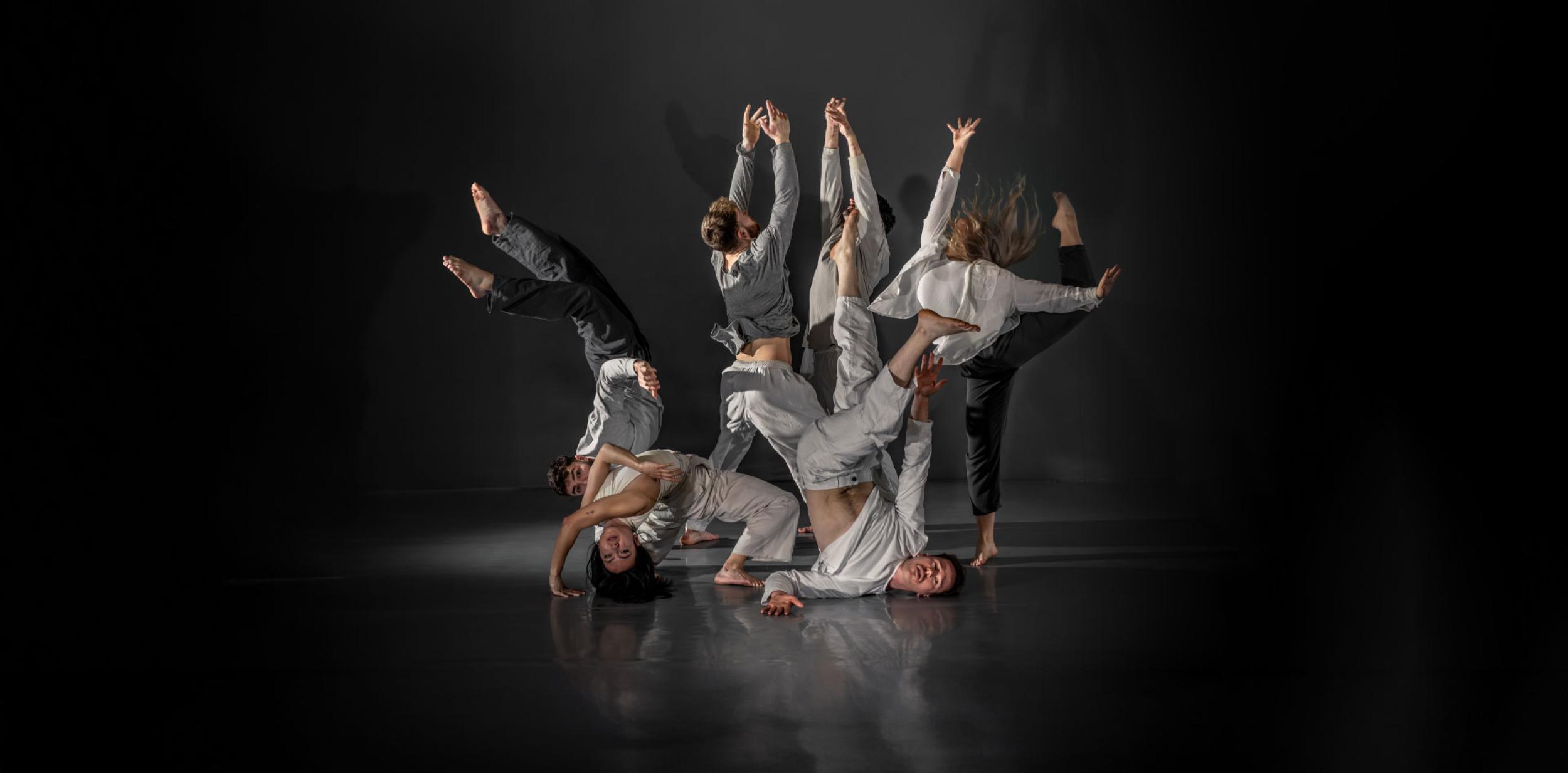 A group of contemporary dancers