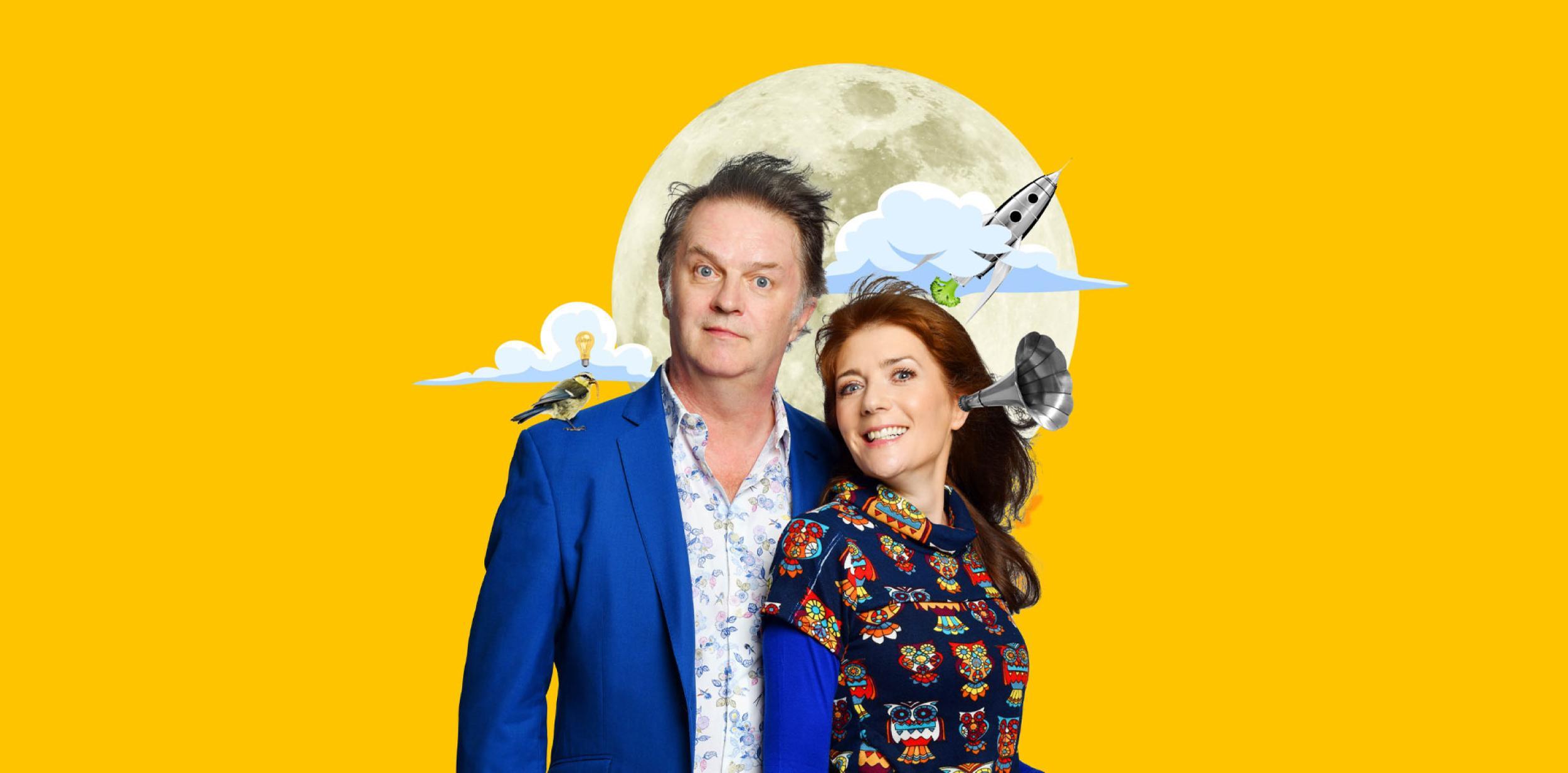 Paul Merton and Suki Webster