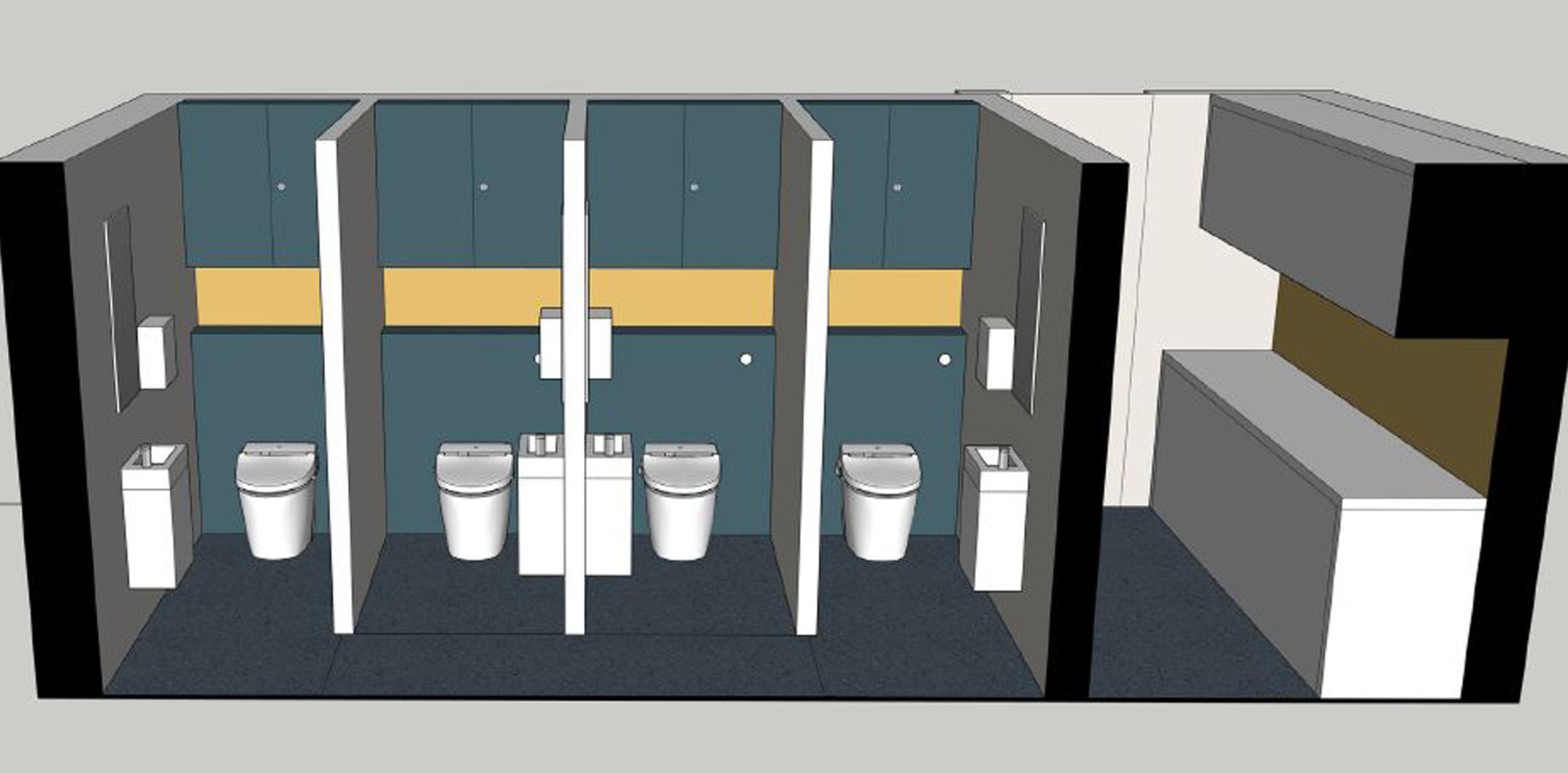 Plans for new Stalls toilets