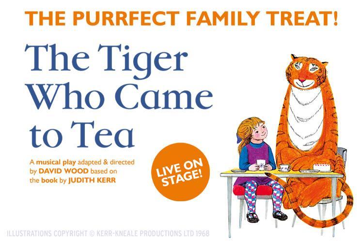 The Tiger Who Came to Tea title and illustration