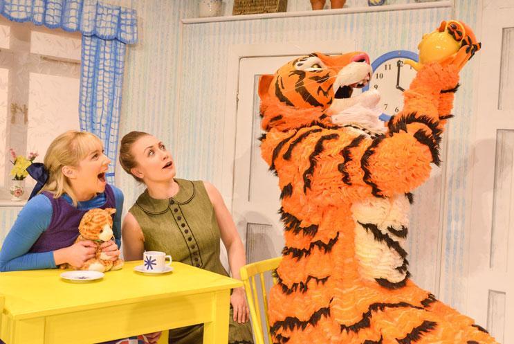 The Tiger Who Came to Tea production shot