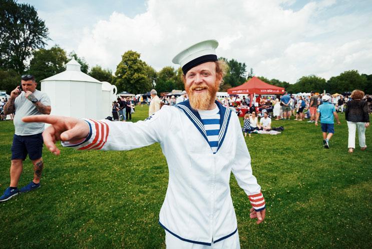 Ed Thorpe at Hat Fair